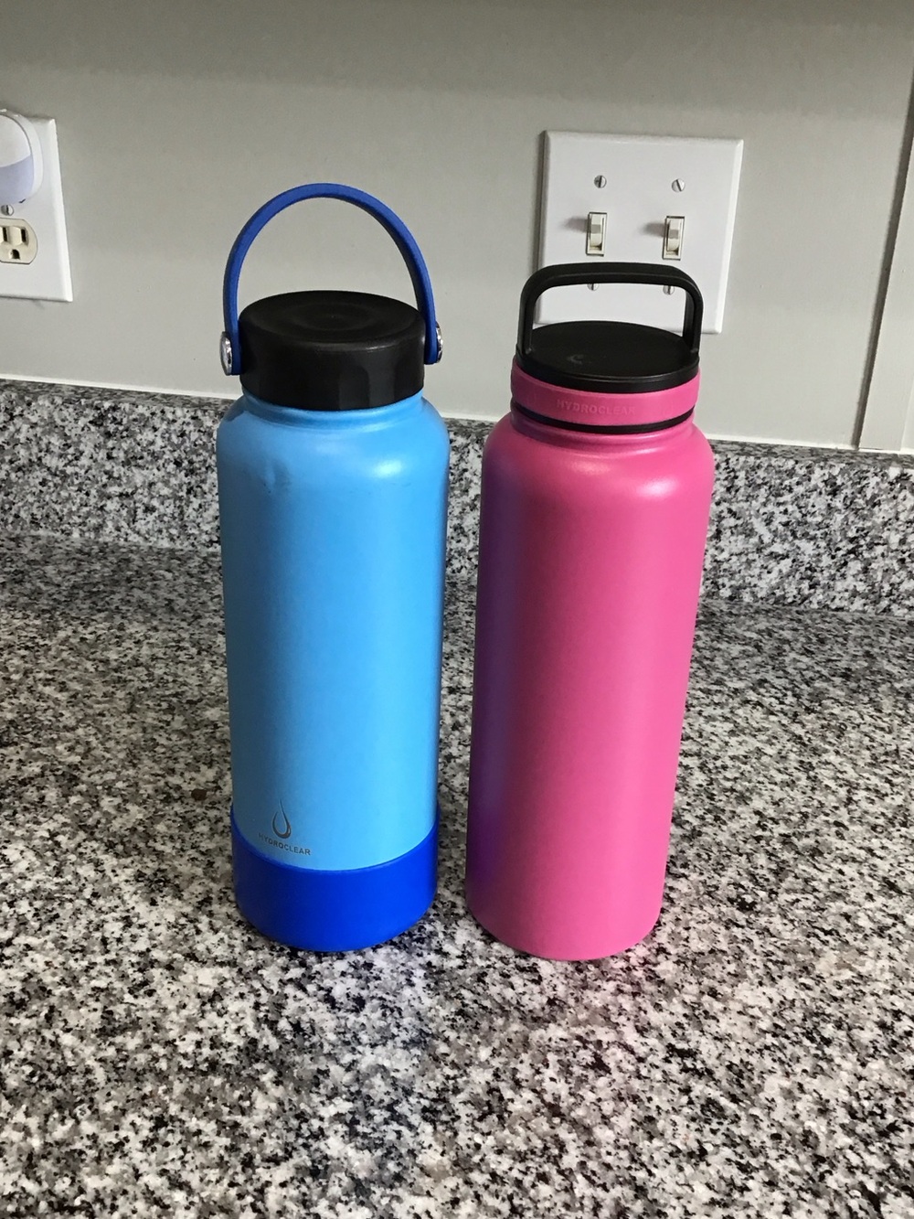 Insulated Water Bottles Blue and Pink Insulated Water Bottle
